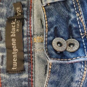 Rue 21 twenty-one black jeans 1/2r